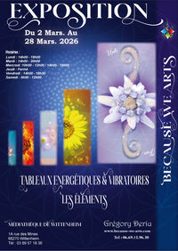 Exposition – Tableaux vibratoires et énergétiques - Les 5 élements à Wittenheim