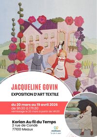Exposition d'Art Textile - Jacqueline GOVIN à Meaux