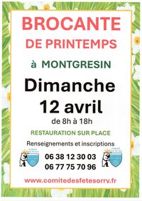 Brocante de Printemps à Orry-la-Ville
