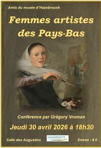 Femmes artistes de Pays-Bas  Conférence par Grégory Vroman à Hazebrouck