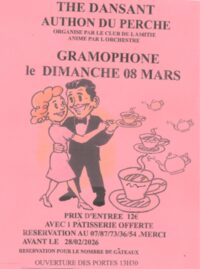 Thé dansant à Authon-du-Perche à Authon-du-Perche