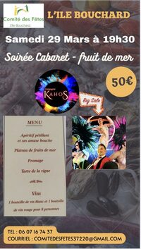 Soirée cabaret à L'Île-Bouchard