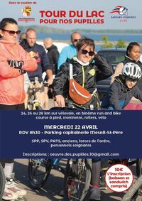 Tour du Lac pour nos pupilles à Mesnil-Saint-Père