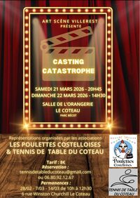 Art Scene: casting catastrophe à Le Coteau