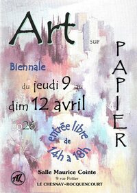Biennale d'Art sur Papier 2026 à Le Chesnay-Rocquencourt