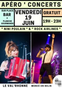 Apéro'Concerts spécial fête de la musique ! à Moncé-en-Belin