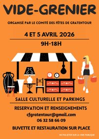 Vide grenier du Comité des Fêtes de Gratentour à Gratentour