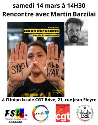 Rencontre avec Martin Barzilai à Brive-la-Gaillarde