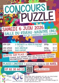 Concours de puzzle de la MJC ! à Naintré