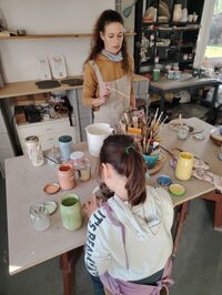 Atelier poterie enfants à Moliets-et-Maa