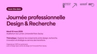 Journée professionnelle : Design & Recherche à Orsay