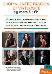 Concert Chopin, entre passion et virtuosité à Saint-Maur-des-Fossés