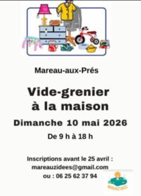 Vide grenier à la maison à Mareau-aux-Prés