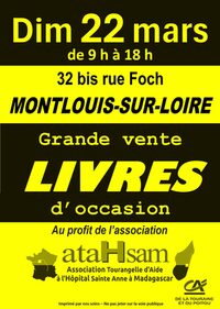 Grande Vente de livres d'occasion à Montlouis-sur-Loire