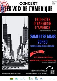 Concert "Les voix de l'Amérique" à Amboise
