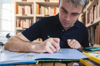 Patrimoine dessiné : rencontre avec l'illustrateur Alex Evang à Loupian