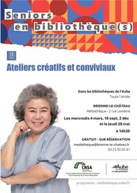 Atelier seniors "Art floral" à Brienne-le-Château