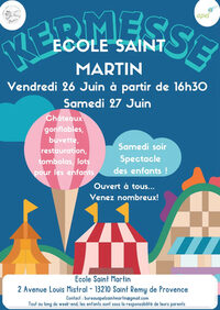 Kermesse de l'école Saint-Martin à Saint-Rémy-de-Provence à Saint-Rémy-de-Provence