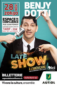Benjy Dotti : un late show à l'américaine à Auriol