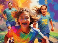 Les Foulées Colorées à Chouzé-sur-Loire