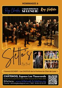 Hommage à Ray Charles, Ray Ventura et Le Grand Orchestre du Splendid à Châtenois