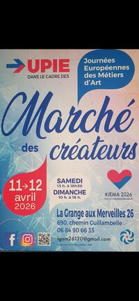 Marché des créateurs à Upie