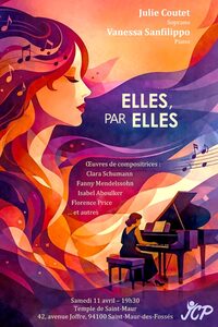 Concert piano et voix - Elles, par elles à Saint-Maur-des-Fossés