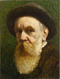 Dans les pas du peintre Léon Colombier : autoportrait et paysage. à Cavaillon