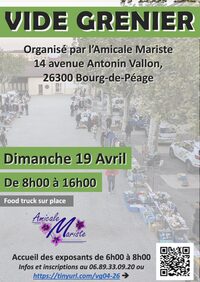 Vide Grenier printemps à Bourg-de-Péage