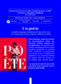 Projection "Un Poète" -- Printemps des Poètes à Bailleul