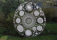 Visite libre des installations "dentelles nomades" à Vascœuil