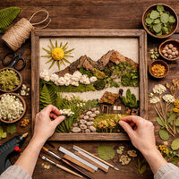 Atelier créatif - Plumes et p'tites feuilles au jardin du couvent des cordeliers à Charlieu