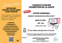 Atelier Numérique - Comment configurer mon espace santé ? à Rennes