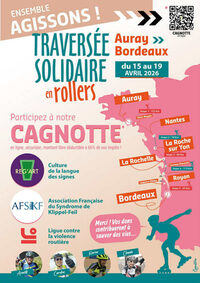 Traversée Solidaire en Roller à Nantes