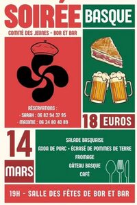 Soirée basque à Bor et Bar ! à Bor-et-Bar