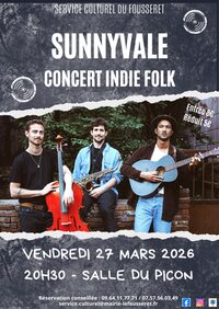 SUNNYVALE CONCERT INDIE FOLK à Le Fousseret