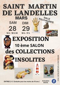 10 ème salon des collections insolites à Saint-Hilaire-du-Harcouët