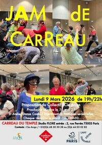Jam de Carreau à Paris 3e