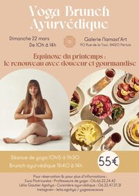 Yoga Brunch Ayurvédique à la Galerie Namast'art à Pertuis