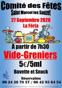Vide-greniers à Saint-Marcel-lès-Sauzet