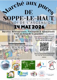 Marché aux puces de l'Ascension de SOPPE LE HAUT - 37e édition à Le Haut-Soultzbach