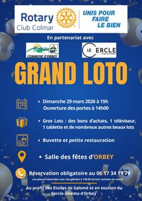 Grand loto du Rotary à Orbey