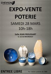Expo-vente poterie à Chevigny-Saint-Sauveur