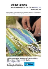 Atelier Tissage et Création Textile à Nantes