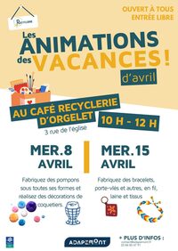 Les animations des vacances ! à Orgelet
