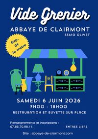Vide-grenier de l'Abbaye de Clairmont à Olivet