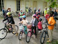 Mai à vélo en soirée à Dijon
