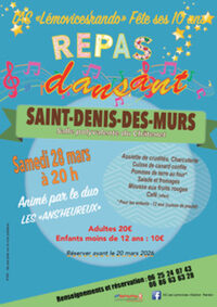 Repas dansant à Saint-Denis-des-Murs