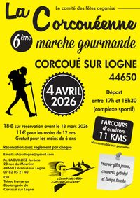 6 ème marche gourmande  la corcouéenne à Corcoué-sur-Logne