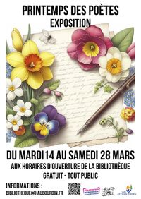 "Printemps des poètes" - Au fil des mots à Haubourdin